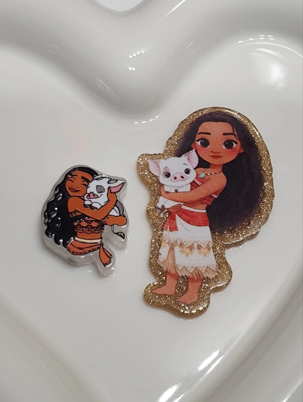 Princess Flatback Focal Bead Badge Flats Planar Cabachon Keychain Magnet